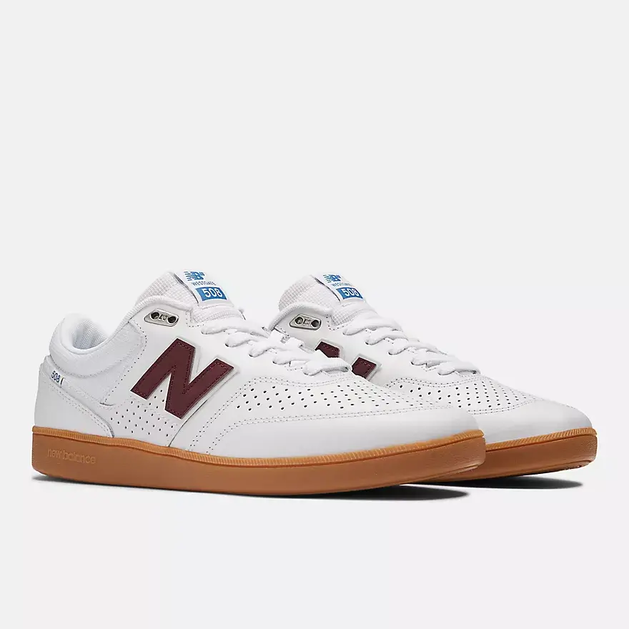 NEW BALANCE NM508 WHITE BURGUNDY 2