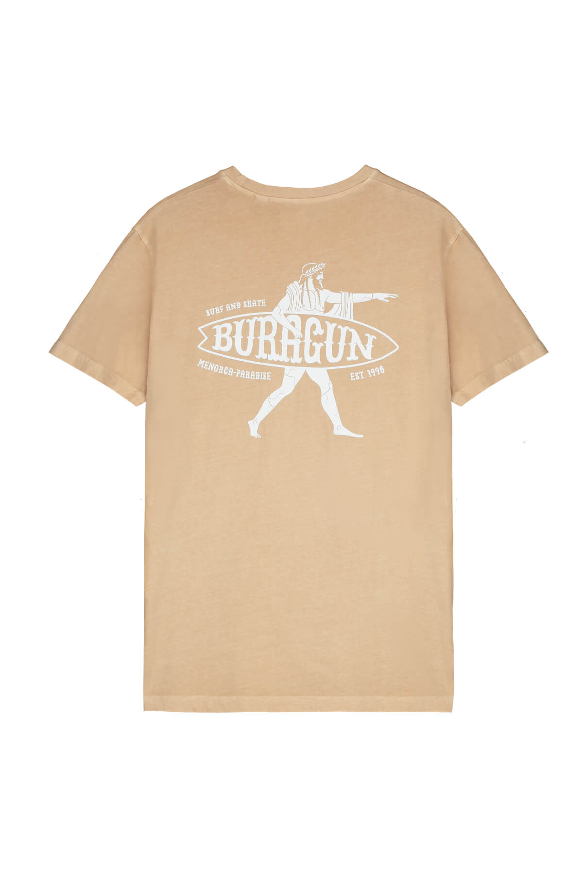 CAMISETA BURAGUN Fenice Camel washed 2