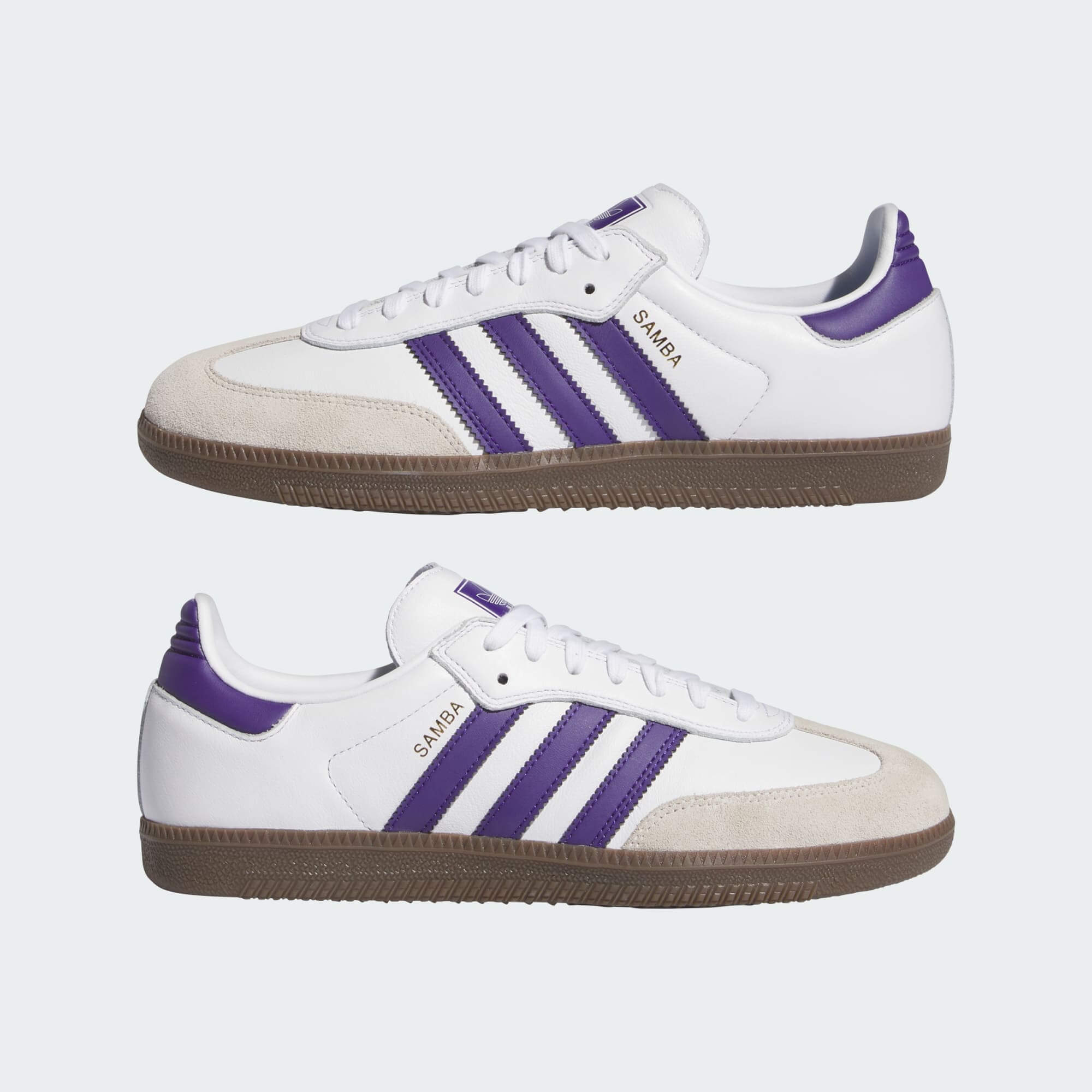 ADIDAS SAMBA ADV WHITE PURPLE 2
