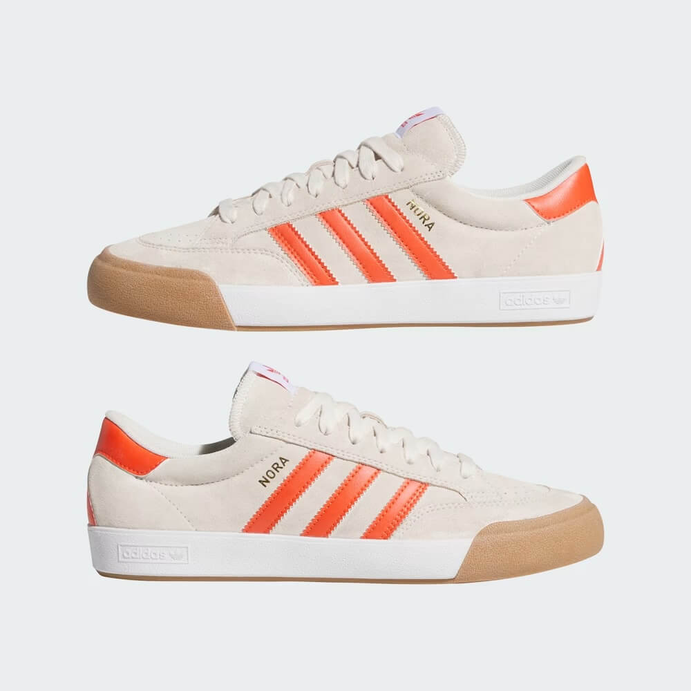 ADIDAS NORA WONDER WHITE ORANGE 2 copia