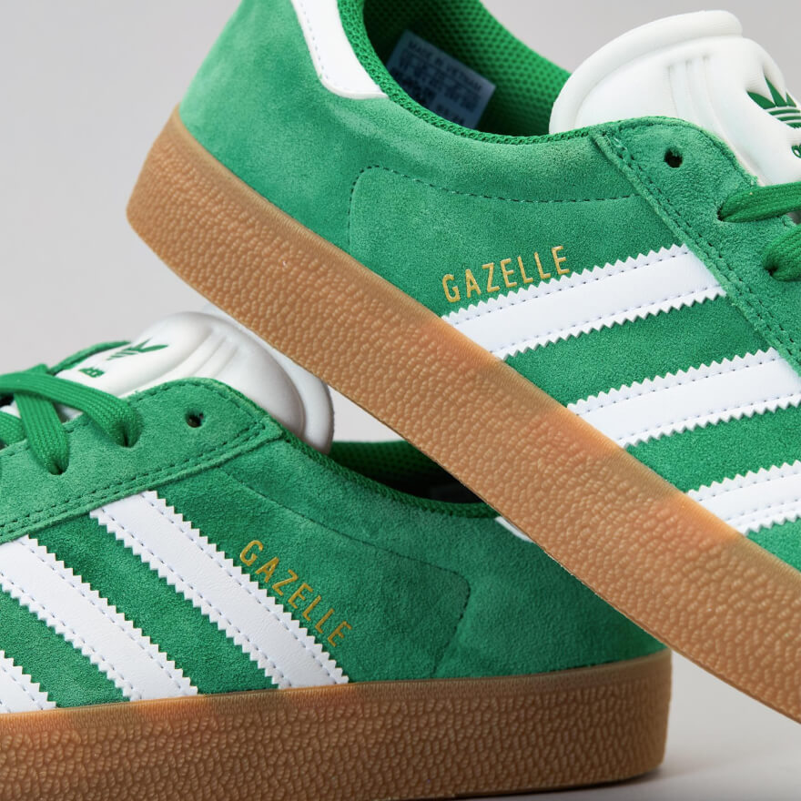 ADIDAS GAZELLE ADV GREEN WHITE 2