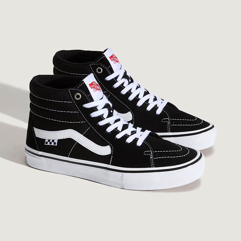 VANS SKATE SK8-HI BLACK WHITE 2 copia
