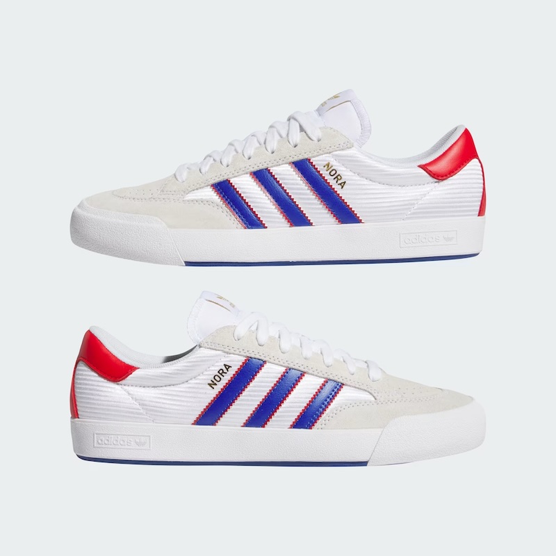 ADIDAS NORA WHITE ROYAL BLUE 2 copia