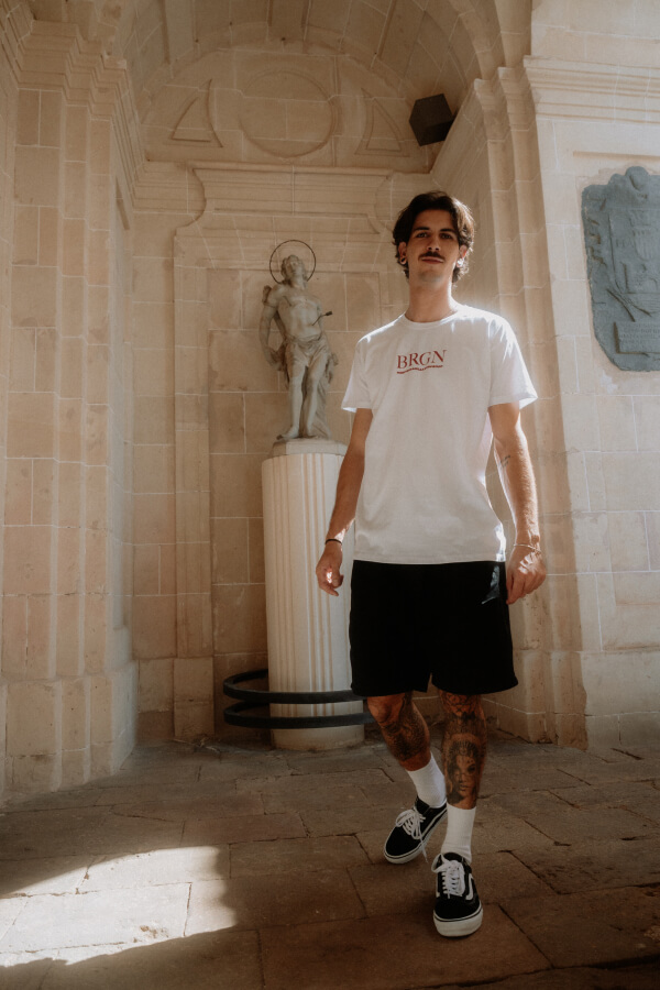 Camiseta Buragun Temple white