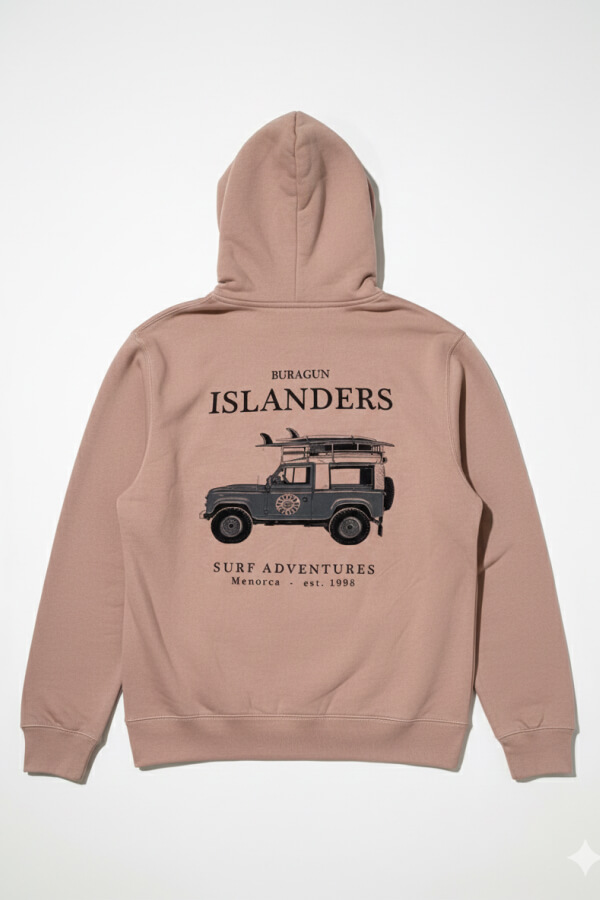 SUDADERA BURAGUN OVERLAND MOKA WASHED 2