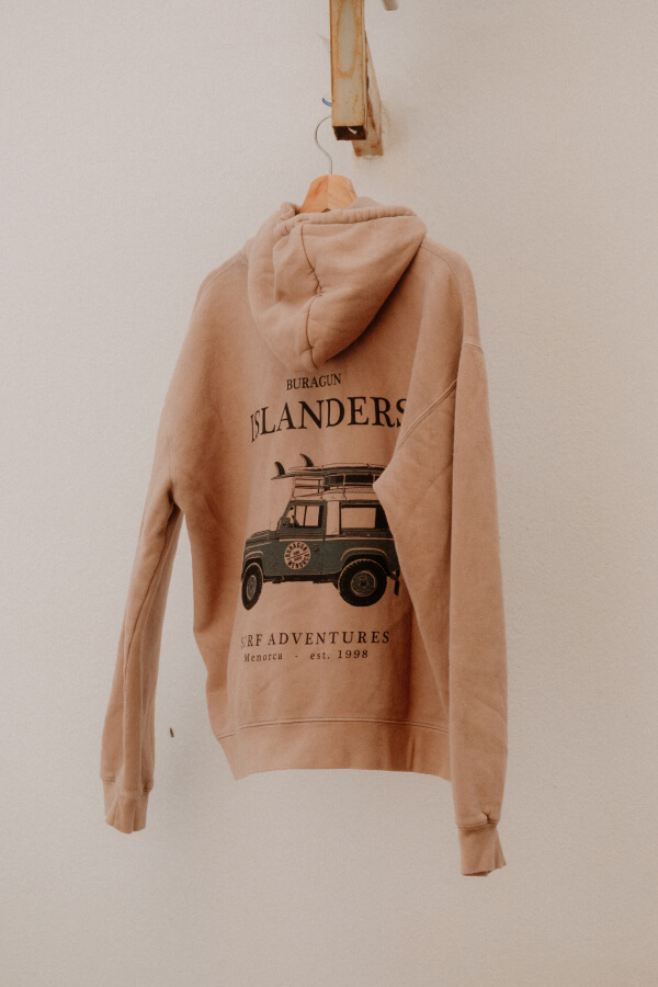 Sudadera Buragun Overland moka washed
