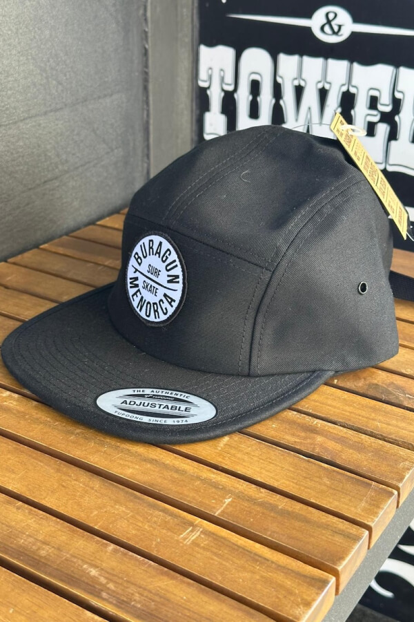 GORRA BURAGUN CLASSIC 5 PANEL BLACK 2