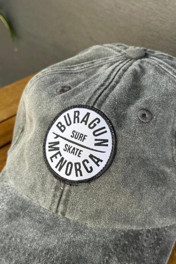 GORRA BURAGUN CLASSIC WASHED BLACK 3