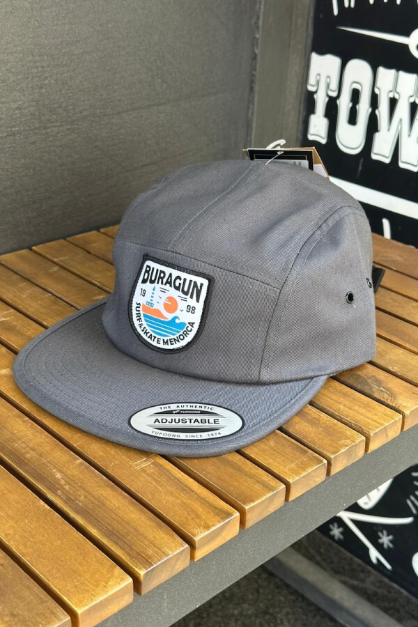 GORRA BURAGUN LIGHTHOUSE 5 PANEL GREY 1