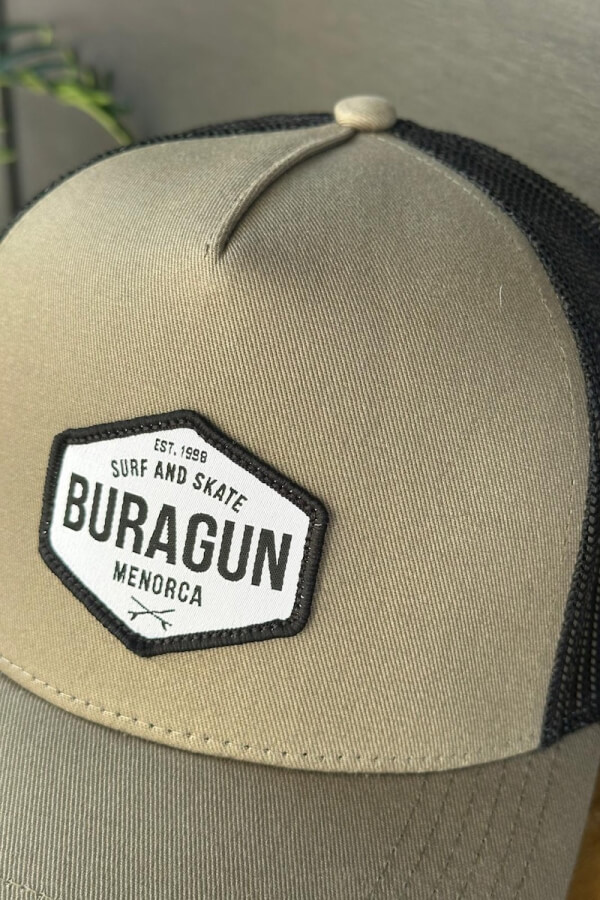 GORRA BURAGUN TRUCKER ARMY BLACK 2