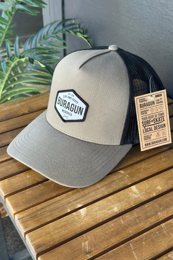 GORRA BURAGUN TRUCKER ARMY BLACK 3