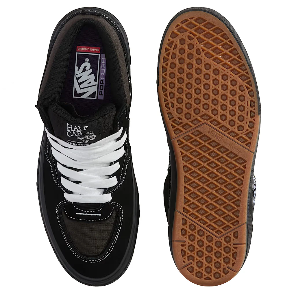 VANS SKATE HALF CAB WAFFLECUP BLACK 3