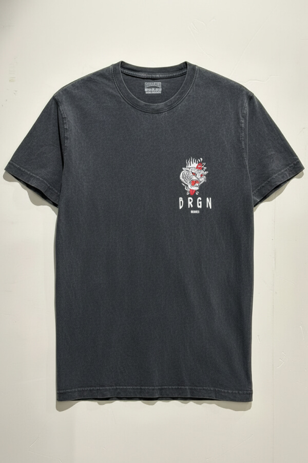 CAMISETA BURAGUN BENGAL BLACK WASHED