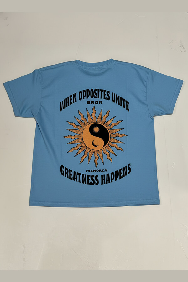 CAMISETA BURAGUN GREATNESS SKY BLUE KIDS 2
