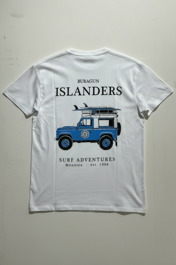 CAMISETA BURAGUN OVERLAND ORGANIC WHITE 2