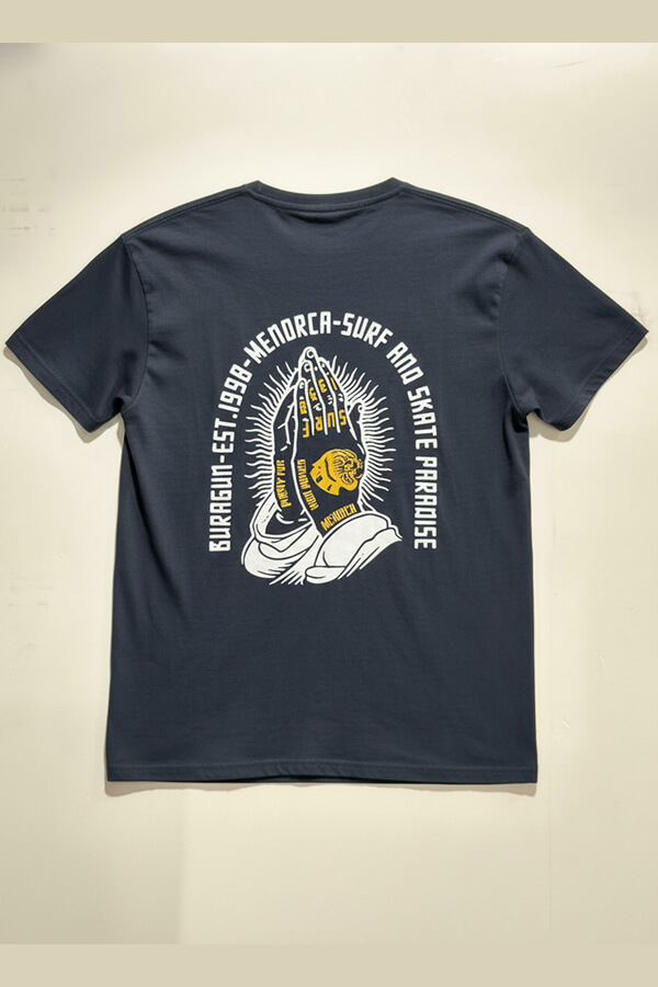 CAMISETA BURAGUN PRAYING NAVY 2