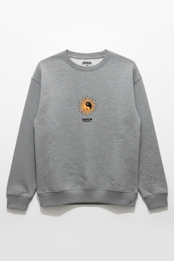 SUDADERA BURAGUN GREATNESS GREY KIDS 1