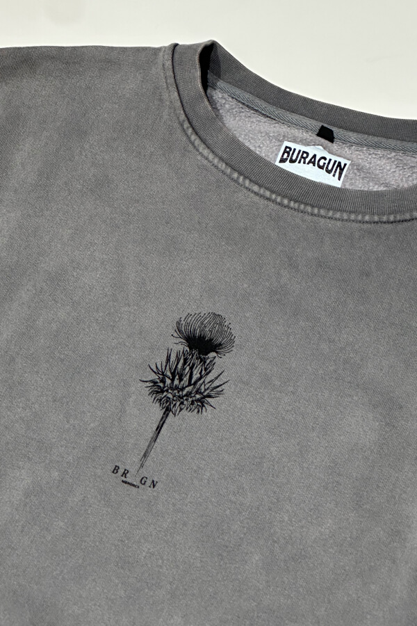 SUDADERA BURAGUN WILD GREY WASHED 2