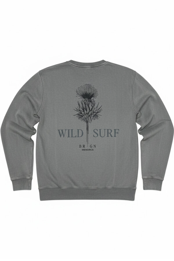 SUDADERA BURAGUN WILD GREY WASHED 3