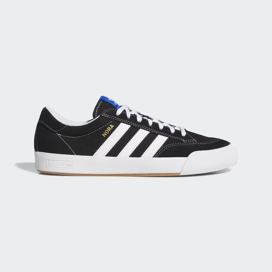 ADIDAS NORA BLACK WHITE BLUE 1