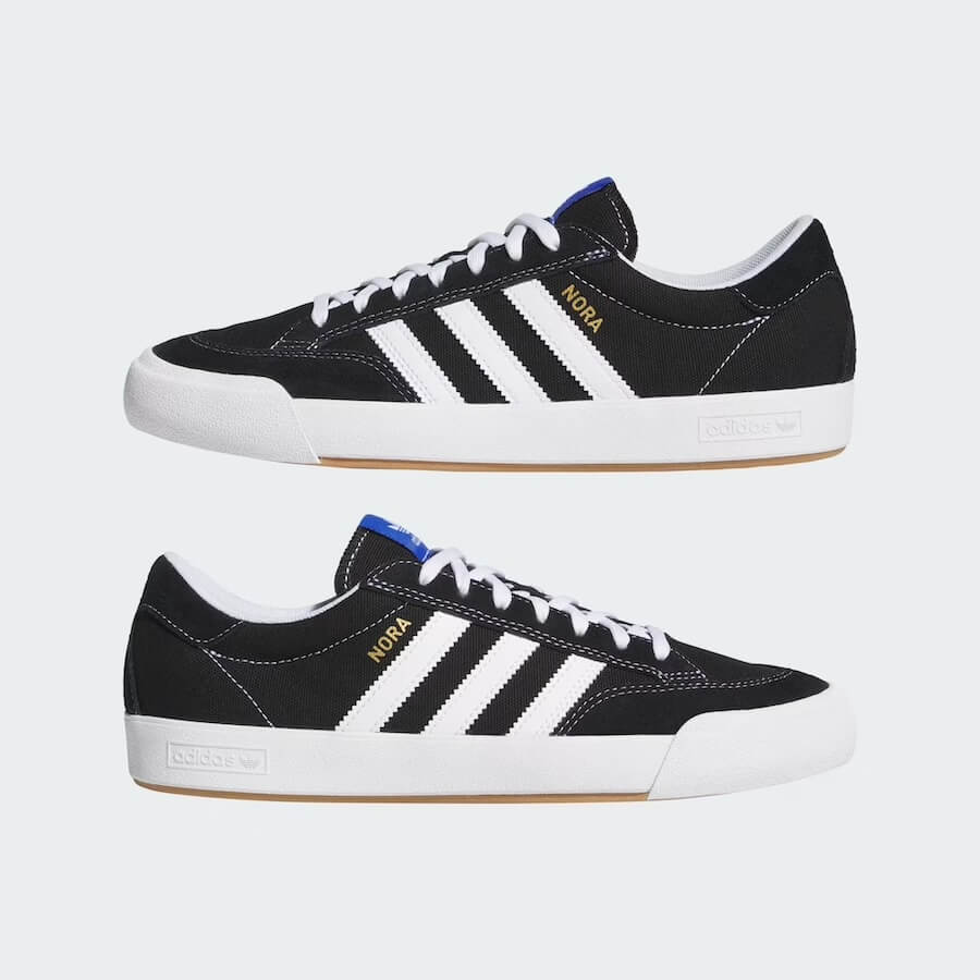 ADIDAS NORA BLACK WHITE BLUE 2