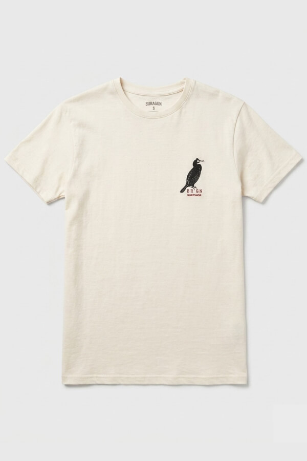 CAMISETA BURAGUN CORMORAN BEIGE 1 1