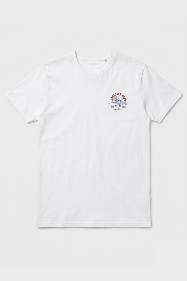 CAMISETA BURAGUN LONGCREW ORGANIC WHITE 1
