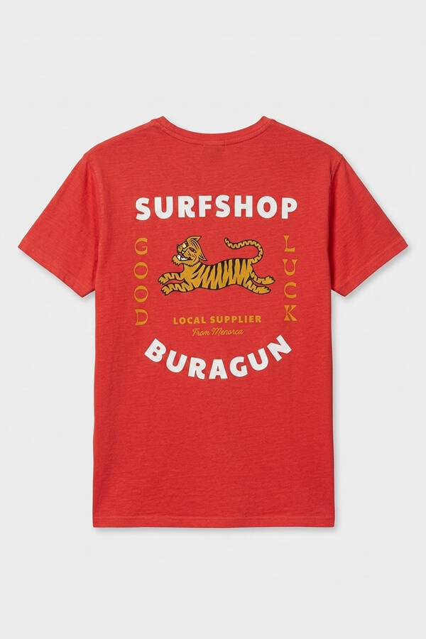CAMISETA BURAGUN LUCKY PEACH WASHED 2 1