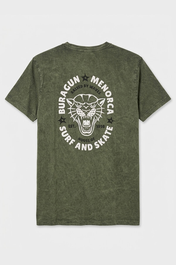 CAMISETA BURAGUN PHANTER ARMY WASHED 2 1