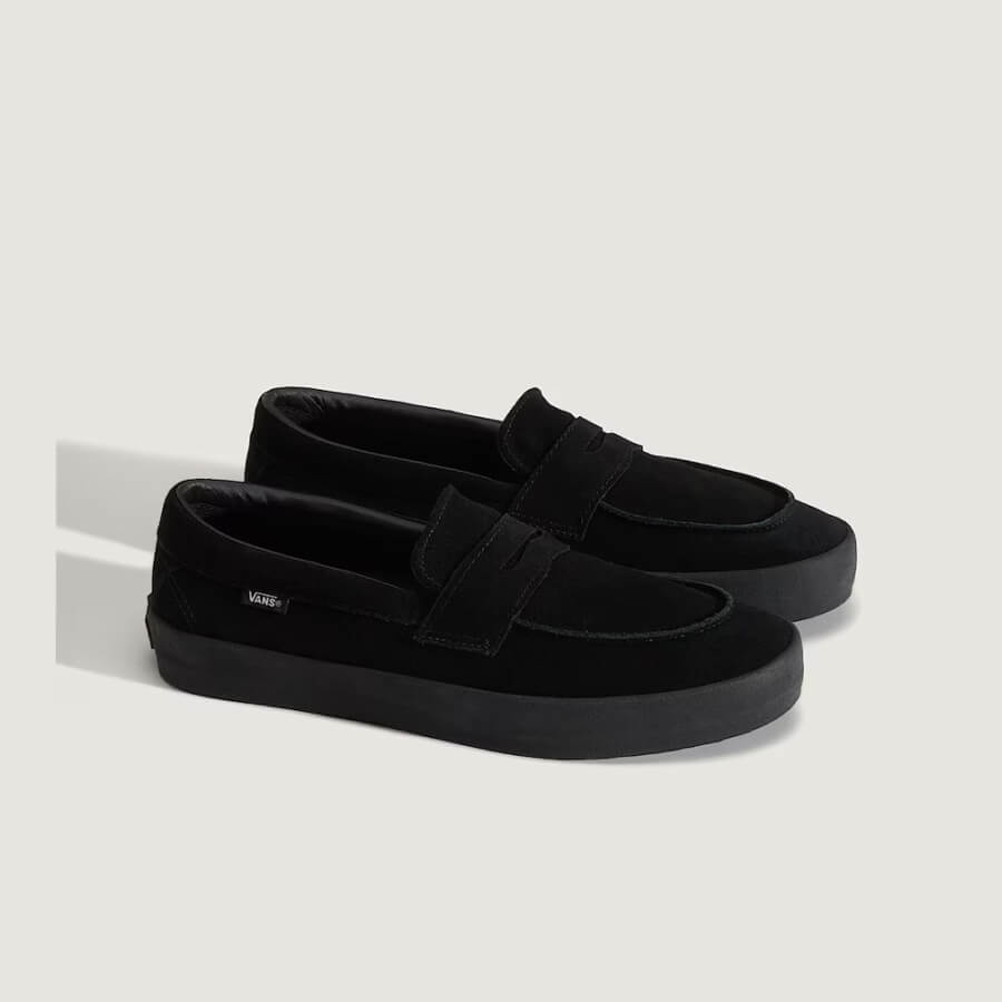 VANS SKATE LOAFER SUED BLACK 2 1