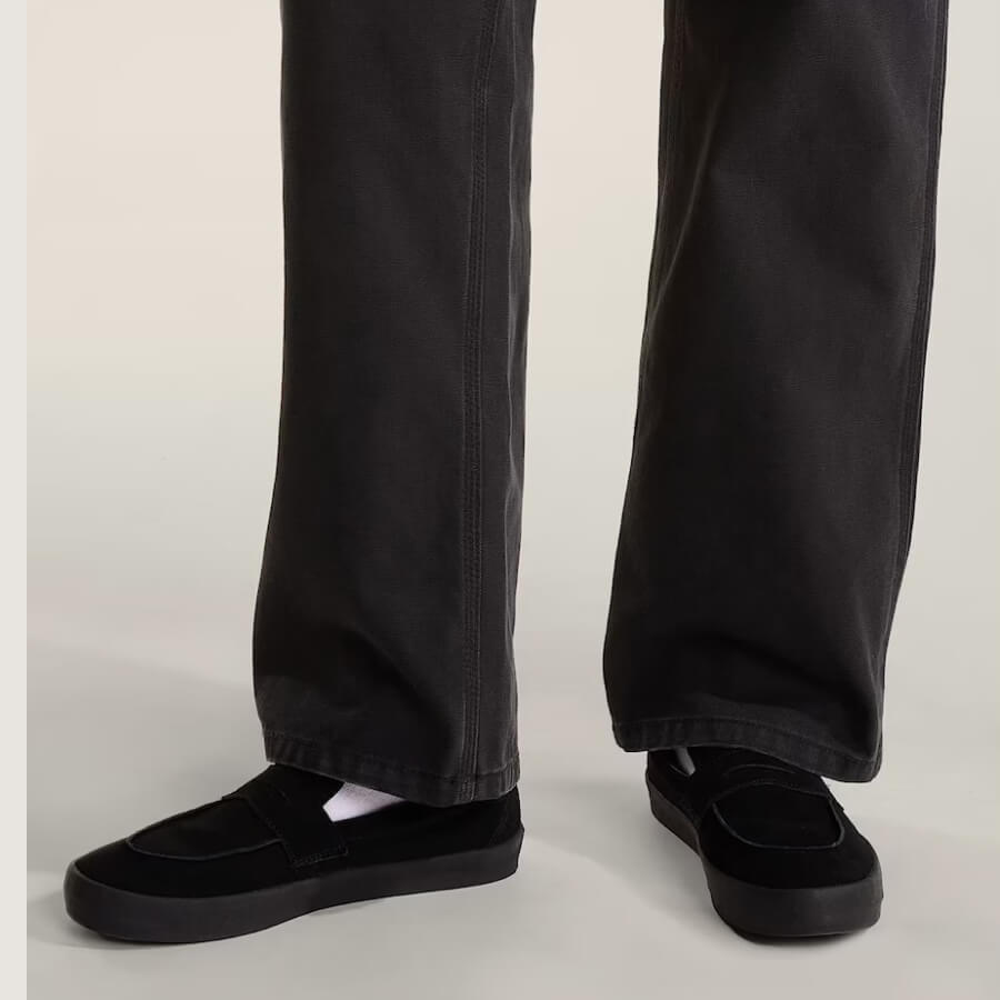 VANS SKATE LOAFER SUED BLACK 3 1